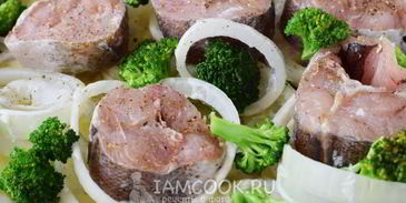 стейк трески в духовке