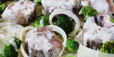 стейк трески в духовке