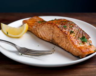 Стейки форели, запеченные в духовке