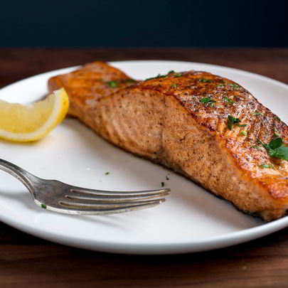 Стейки форели, запеченные в духовке