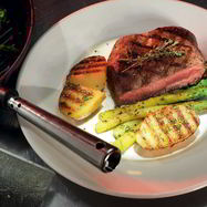 Рецепт Стейков с картофелем и спаржей на гриле