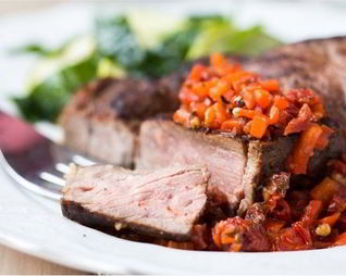 Стейки с овощами по-провансальски