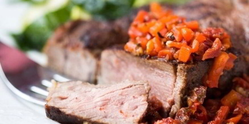 Рецепт стейков с овощами по-провансальски