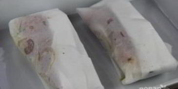 стейки семги в пергаменте