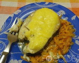 Стейки трески в духовке