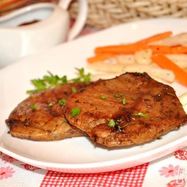 Рецепт Свиного стейка-гриля с ароматными травами