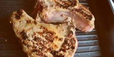 свиной стейк на гриле