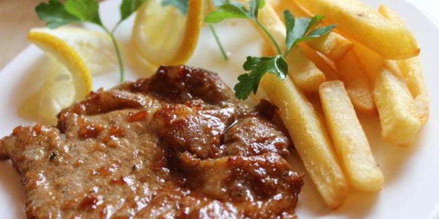 Рецепт свиного стейка в апельсиновома маринаде