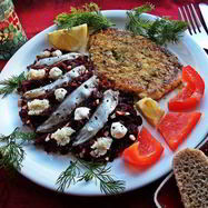 Рецепт Свекольного гарнира с килечкой