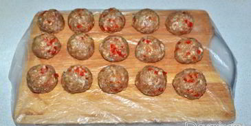 куриные тефтели со сладким перцем