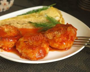 Куриные тефтели в мультиварке