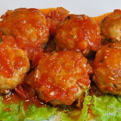 Острые тефтельки в томатном соусе