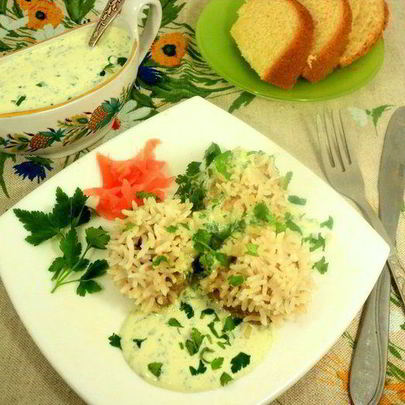 Паровые тефтели Хризантемы