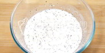 рождественский венок из тефтелей