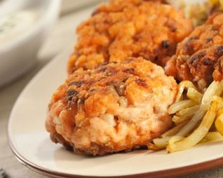 Рыбные тефтели с картофелем