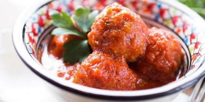 Рецепт тефтелей из фасоли в томатной подливке