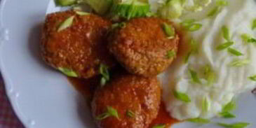 тефтели из свинины с рисом