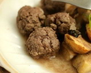 Тефтели из яблок