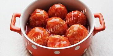 тефтели с рисом в томатном соусе