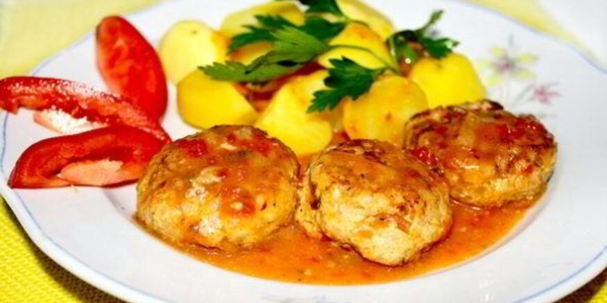 Рецепт тефтелей с рисом жареные