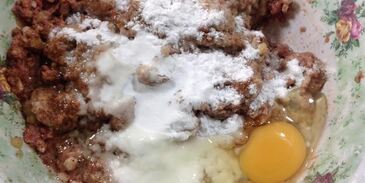 тефтели с яблоком в медовой глазури с рисом