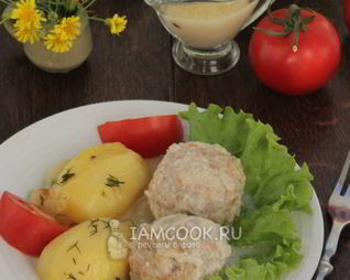 Тефтели в белом соусе