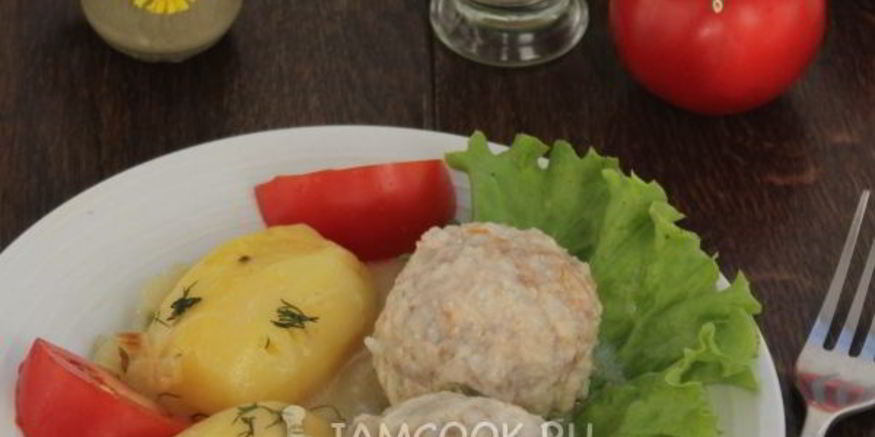 Рецепт тефтелей в белом соусе