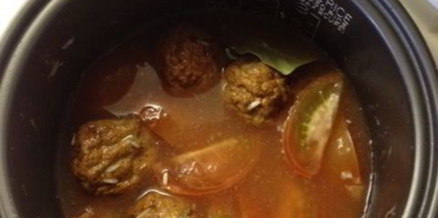 Рецепт тефтелей в овощном соусе в мультиварке