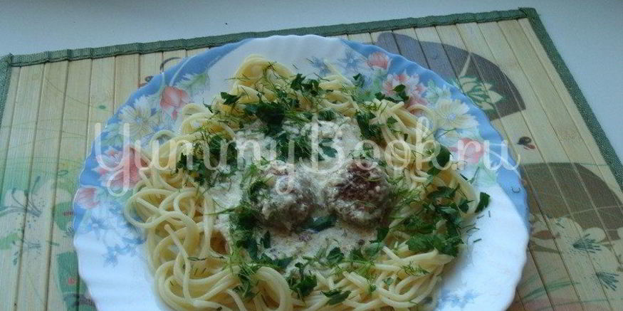 Рецепт тефтелей в сливочном соусе