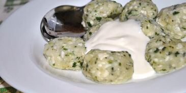 творожные ньокки со шпинатом