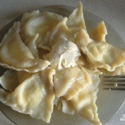 Домашние вареники с творогом