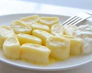 Ленивые вареники с картофелем