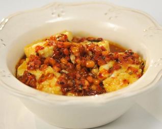 Ленивые вареники с облепиховым соусом