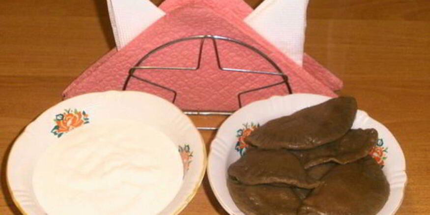 Рецепт шоколадных вареников с творогом