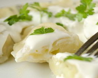 Тесто для вареников с картошкой