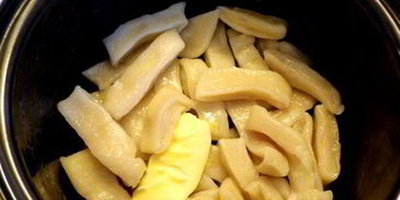 творожно-омлетные ленивые вареники