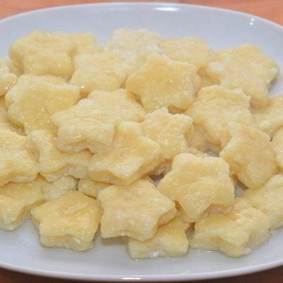 Творожные ленивые вареники Звездочки