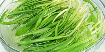 вареники из ржаного теста с творогом и черемшой