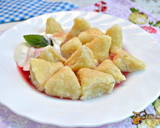 Вареники ленивые с овсяными хлопьями и лимонной цедрой