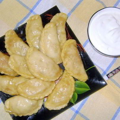 Вареники на кефире