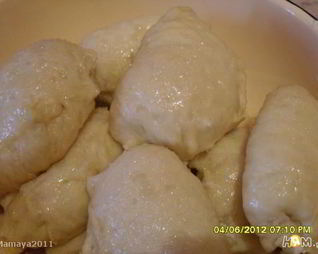 Вареники на пару с творогом и яблоками