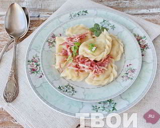 Вареники на пару