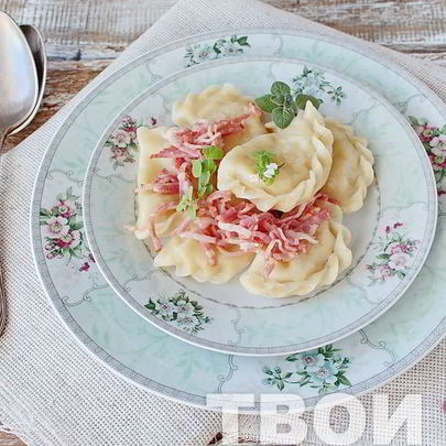 Вареники на пару