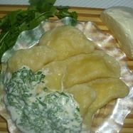 Рецепт Вареников с брынзой и супер-соус