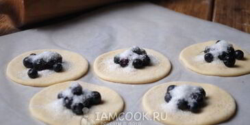 вареники с черникой на кефире