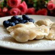 Рецепт Вареников с голубикой