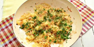 вареники с капустой и зеленью