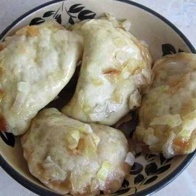 Вареники с капустой на пару