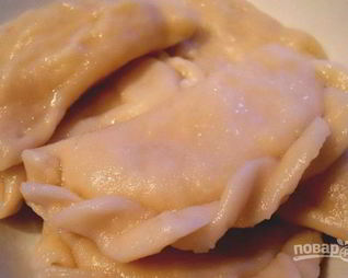 Вареники с картошкой постные