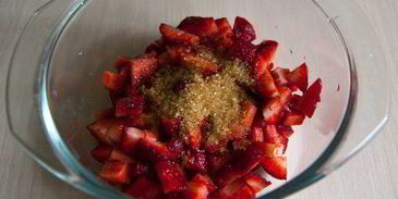 вареники с клубникой